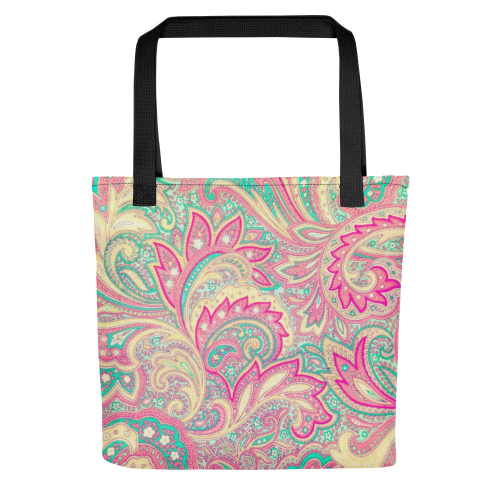 Flystrate Pink Paisley Tote bag