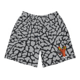 Flystrate Mens Elephant print Athletic Shorts