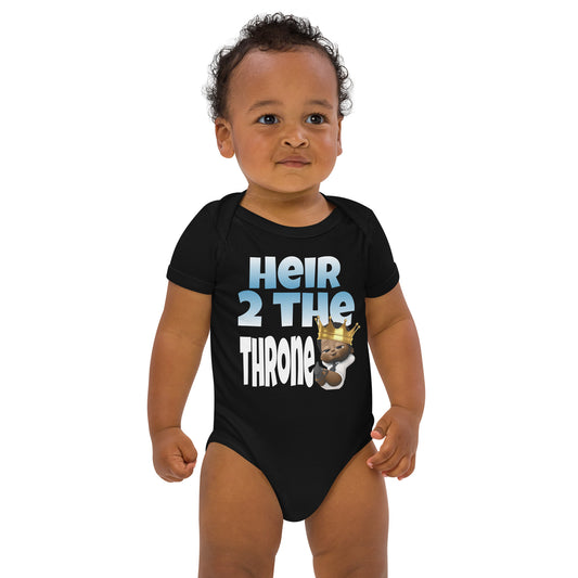 Heir to the throne cotton baby bodysuit