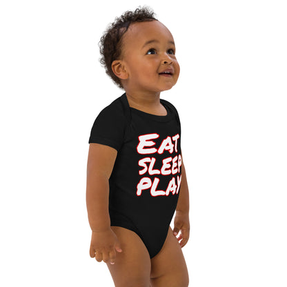Eat, sleep ,play cotton baby bodysuit