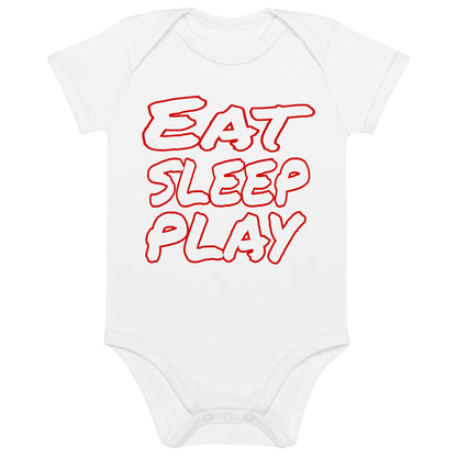 Eat, sleep ,play cotton baby bodysuit