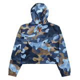 Flystrate Women’s Camo cropped windbreaker