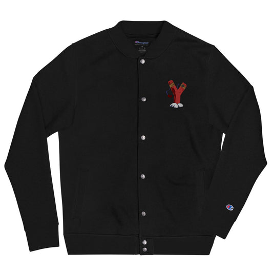 Embroidered slingshot Champion Bomber Jacket