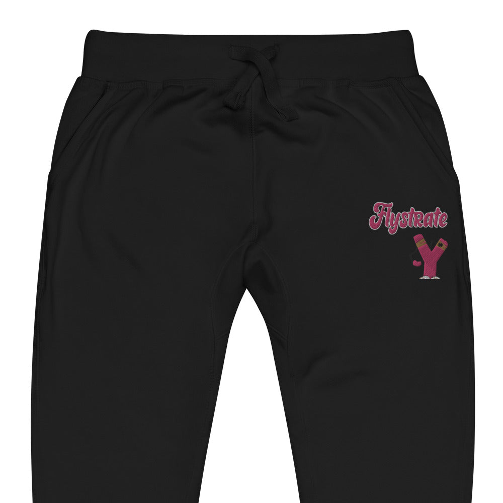 Flystrate womens embroidery fleece sweatpants